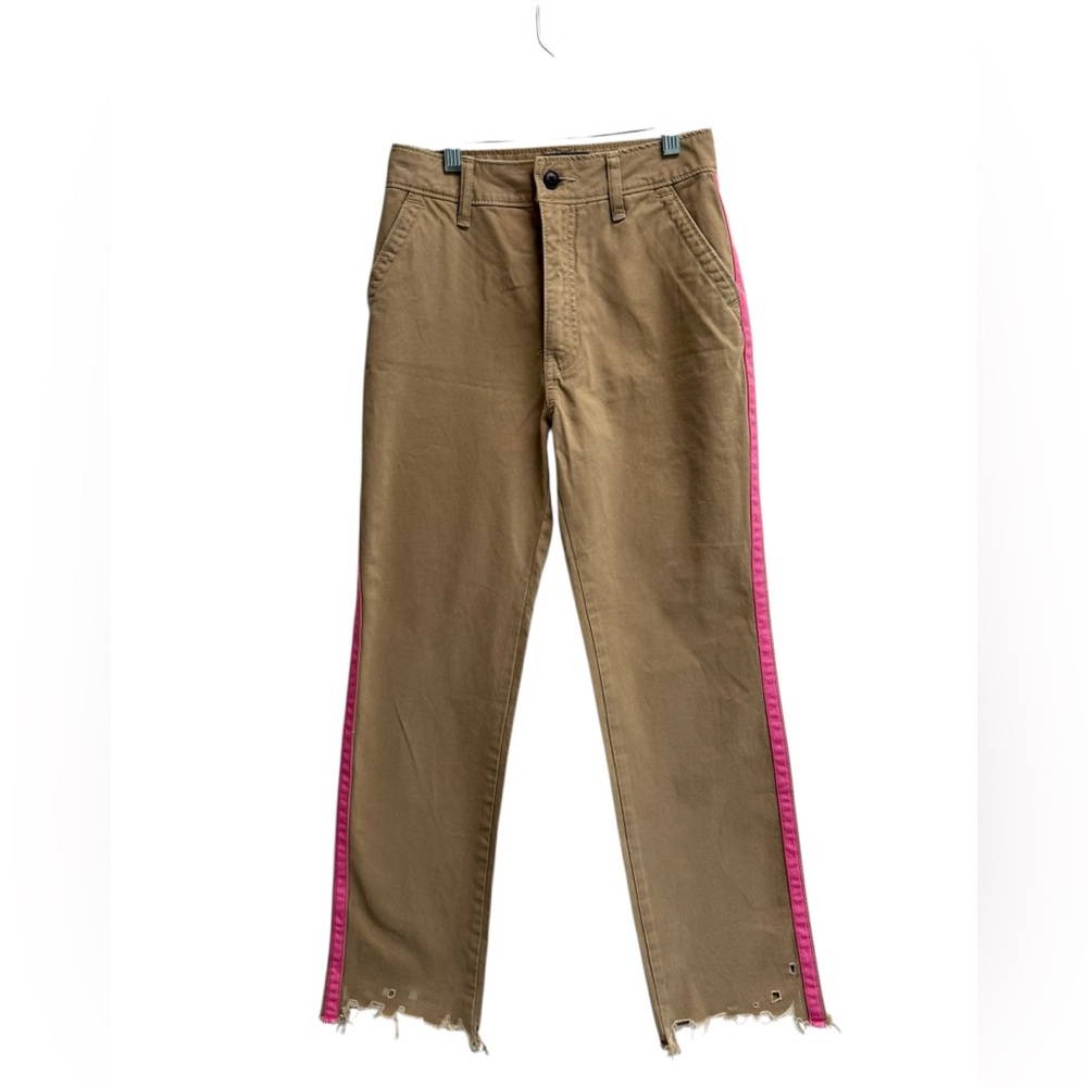 ABERCROMBIE & FITCH Women’s Khaki High Rise Ankle Straight Pants- Size 24